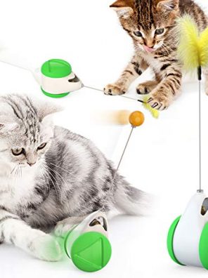Soddeph Balance Cat Toy for Kitten, Self Rotating Ball Cat Teaser
