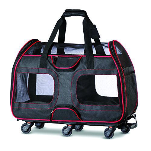 Cat Carrying Bag with Telescopic Walking Handle Airline Approved