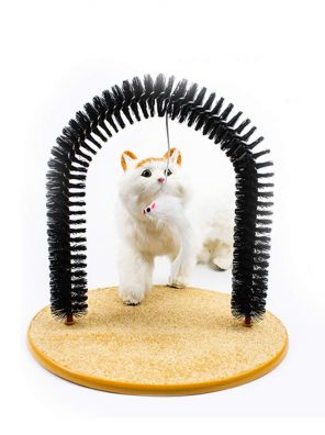 Cat Scratcher Grooming Arch Playing and Scratching
