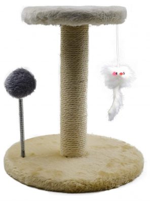 Apartment Furniture cat Tower Scratching Post and Hammock