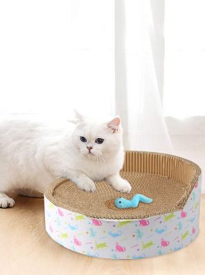 PAWISE Cat Scratcher Sofa Cardboard Scratching Lounge