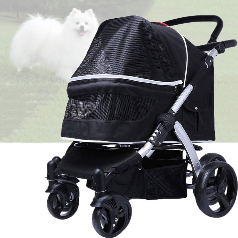 Pet Stroller Compact Portable Luxury Pet Stroller