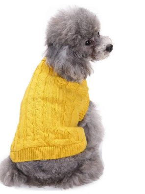 Knitted Pet Cat Sweater Warm Dog Sweatshirt