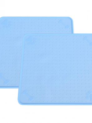 Cat Cat Feeding Mats Tray for Prevent Food and Water Overflow