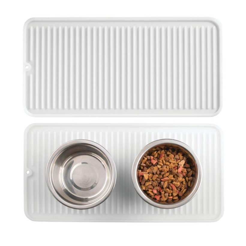 Bowl Feeding Mat for Cats and Kittens Waterproof Non-Slip