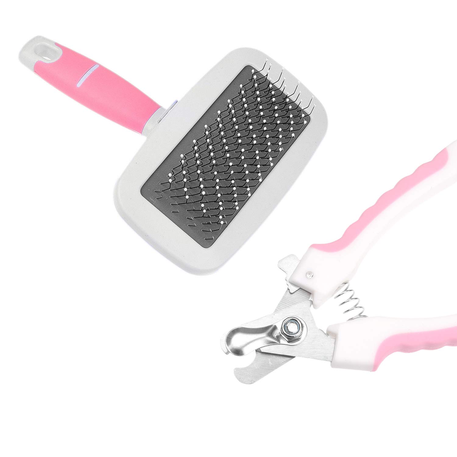 Cats Slicker Brush and Nail Clippers Ideal Trimmers