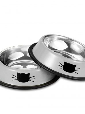 Comsmart Stainless Steel Pet Cat Bowl Puppy Dish Bowl