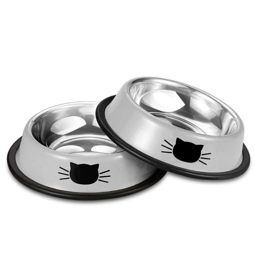 Comsmart Stainless Steel Pet Cat Bowl Puppy Dish Bowl