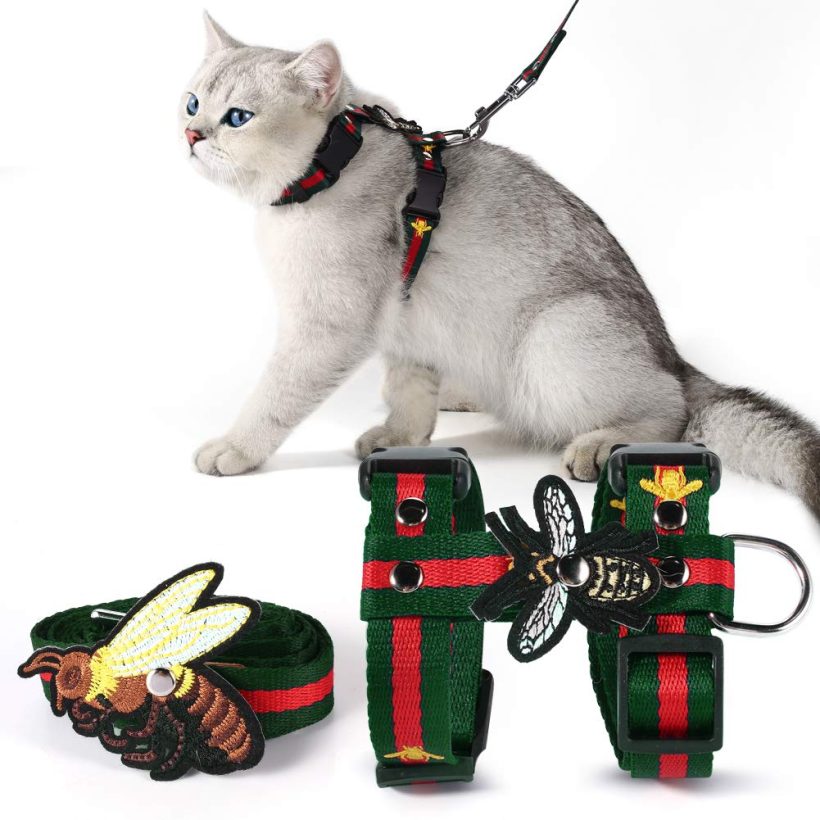 Unihubys Cat Harness with Leash Set