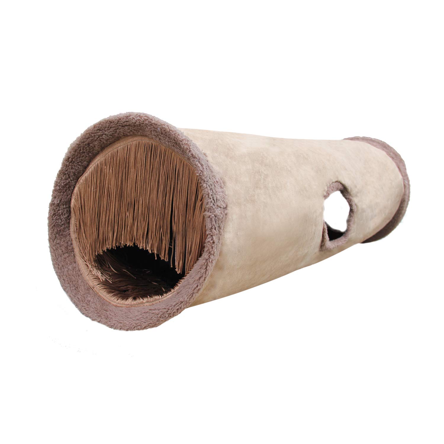 Pet Play Tube Crinkle Tunnel with Cat Toys