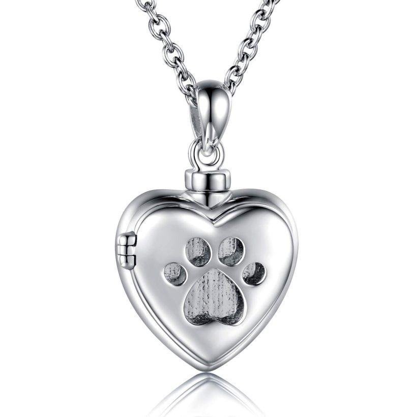 Sterling Silver Cremation Jewelry for Pet Ash