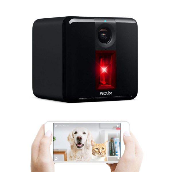 Cat Monitoring Play Smart Pet Camera with Interactive Laser Toy.