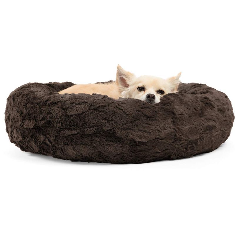 Original Calming Donut Bed Cat in Lux Fur