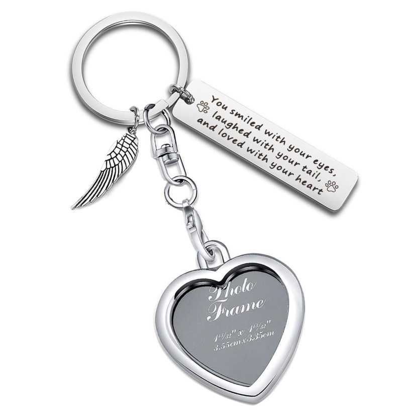 Pet Memorial Gift Photo Frame Keychain