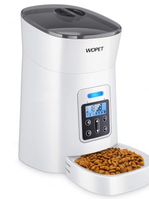Cats Feeder Food Dispenser with Distribution Alarms