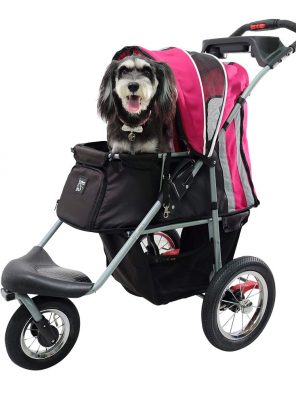 ibiyaya Sturdy Dog Stroller, Cat Stroller for Heavy Everyday Use