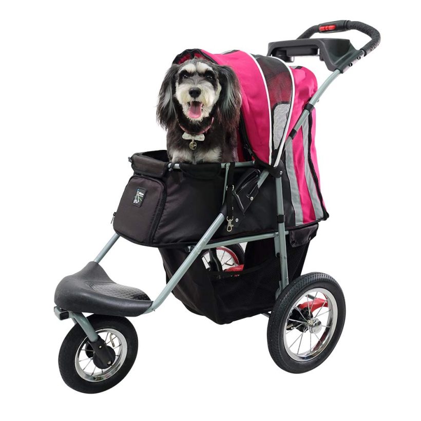 ibiyaya Sturdy Dog Stroller, Cat Stroller for Heavy Everyday Use