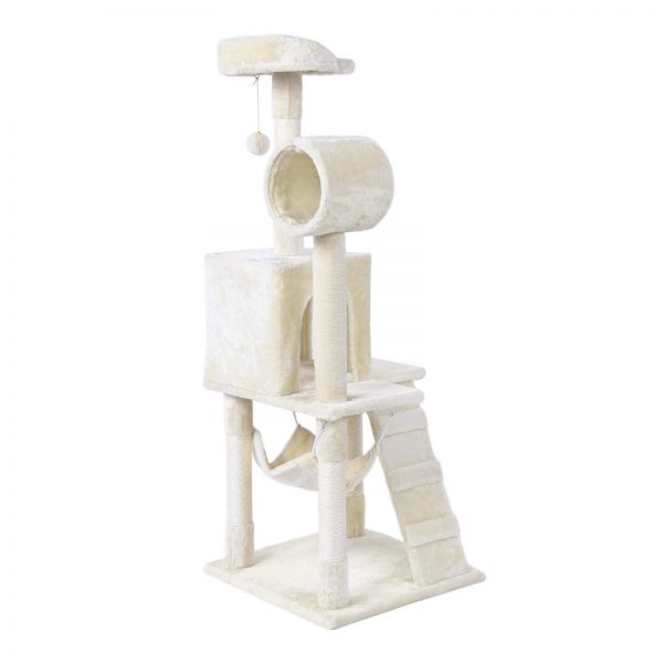 YAHEETECH Cat Tree Tower Condo with Sisal Scratching Posts