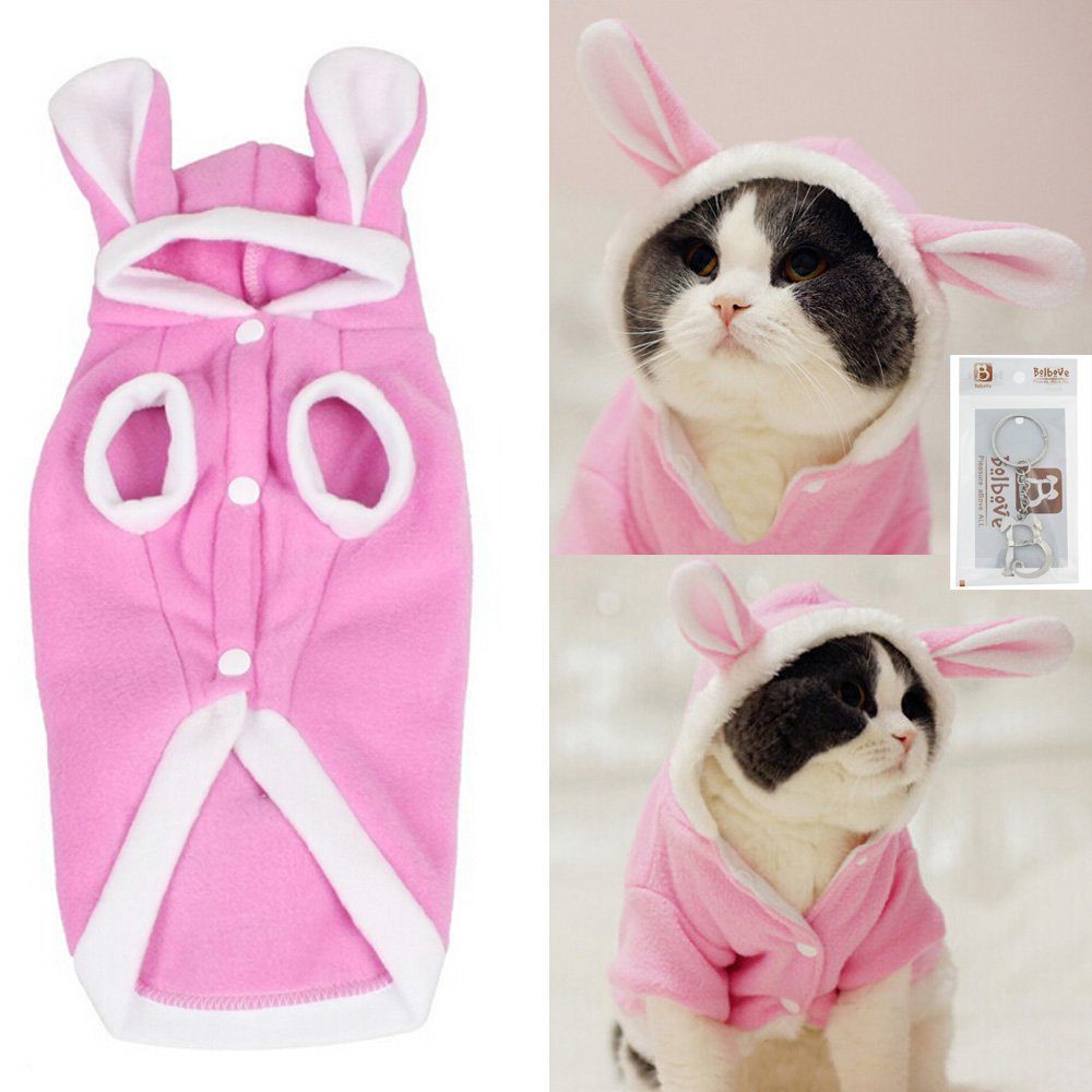 Plush Rabbit Outfit with Hood & Bunny Ears