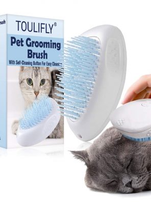 Cat Brush For Shedding and Grooming Haired Cats
