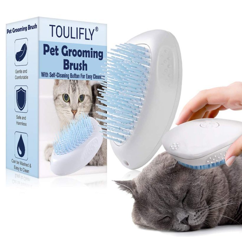 Cat Brush For Shedding and Grooming Haired Cats