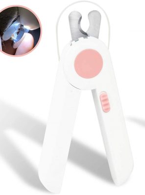 Cat Nail Clipper with LED Light
