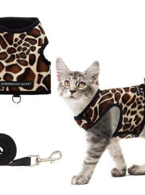 SCIROKKO Cat Harness and Leash Set