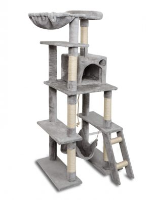 61 Inches Multi-level Cat Condo Cat Trees and Towers