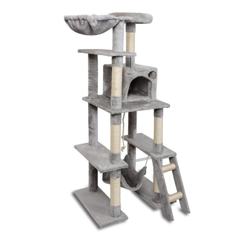 61 Inches Multi-level Cat Condo Cat Trees and Towers