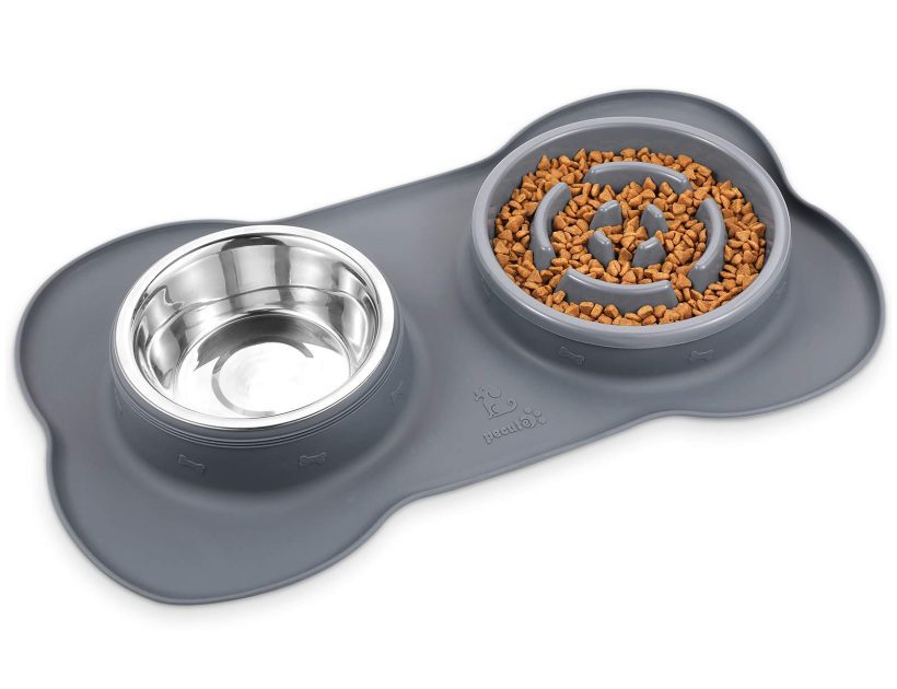 Pecute Dog Bowl Slow Feeder Bloat Stop