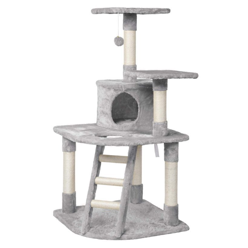 Cat Scratcher with Lounger & Ladder & Fur Ball Cat Furniture