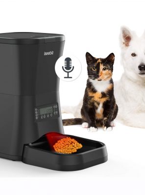 Iseebiz Automatic Pet Feeder with Distribution Alarm