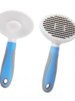 Cat Pet Grooming Brush Self-cleaning Slicker Brush for Grooming and Shedding Gently