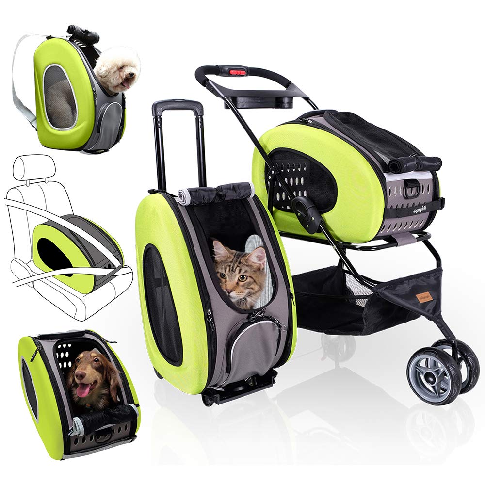 5-in-1 Pet Carrier with Backpack, Pet Carrier Stroller