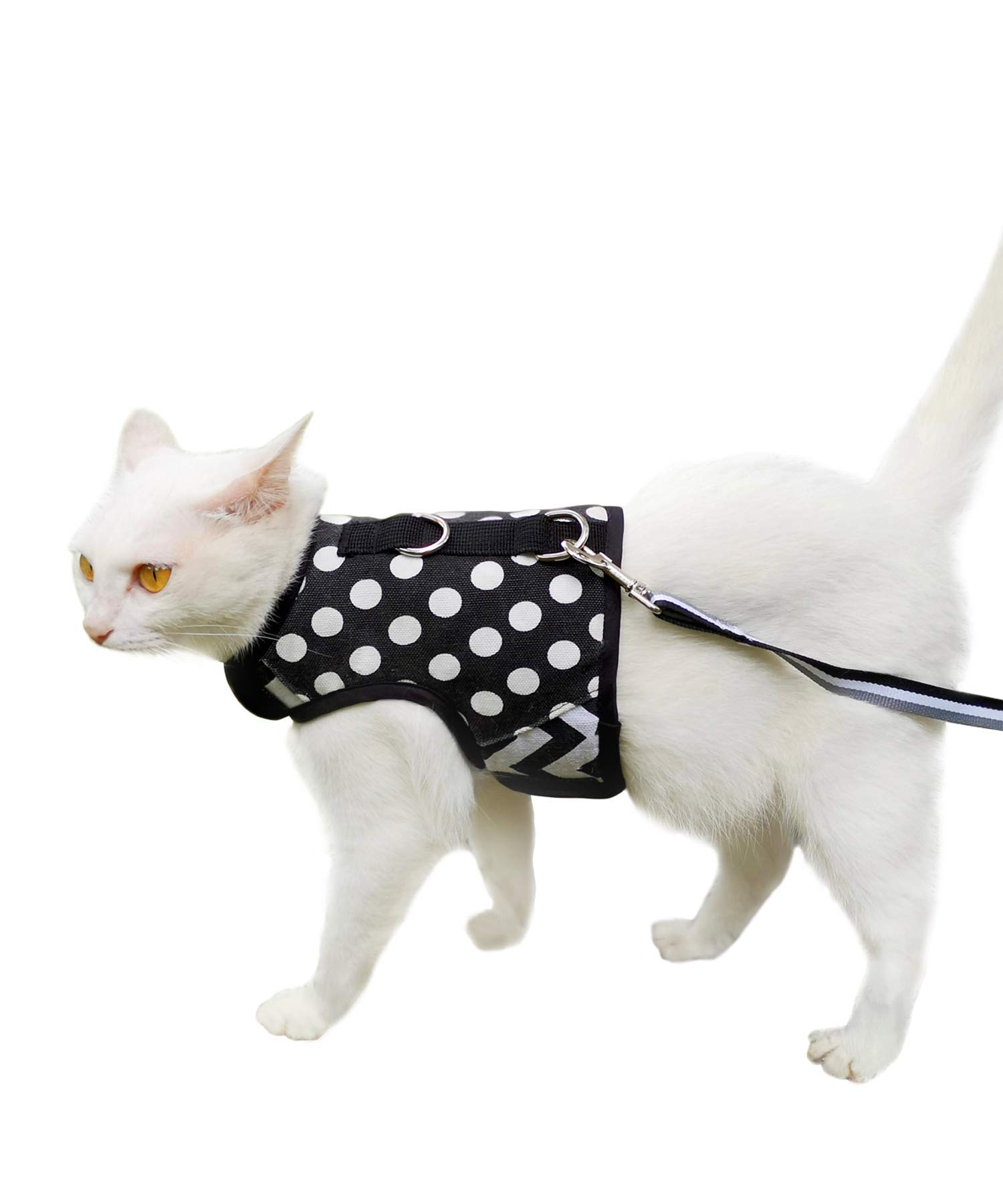 Yizhi Miaow Escape Proof Cat Harness with Leash Extra Large