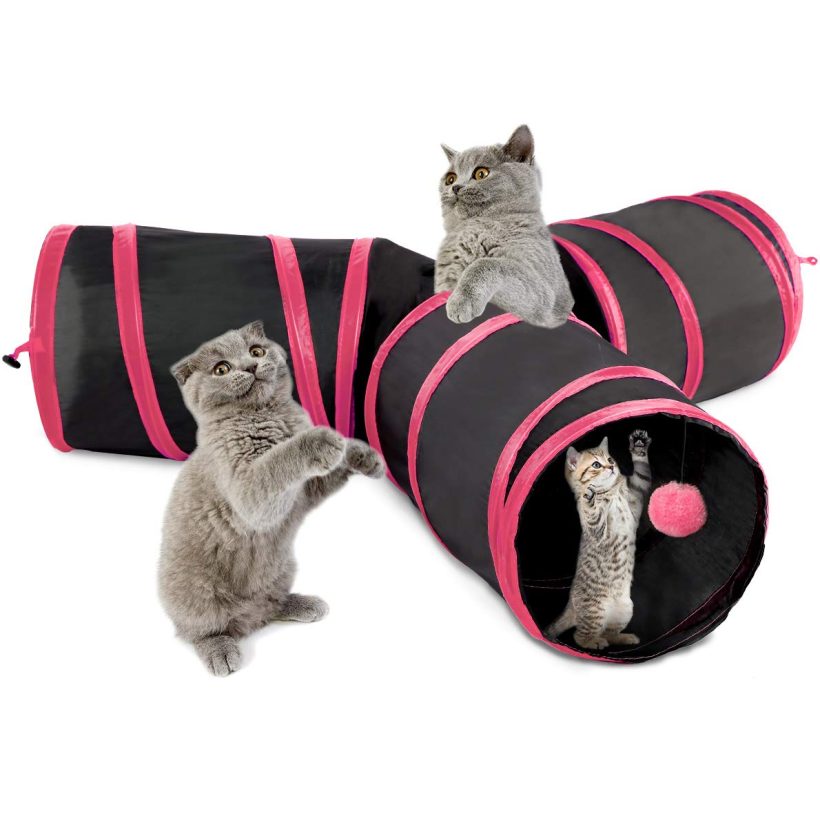 Cats Way Play Pet Cat Tunnels Collapsible for Indoor