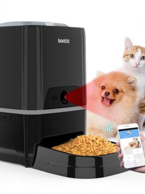 Smart Pet Feeder with Camera with Options Stay Video Audio Communication