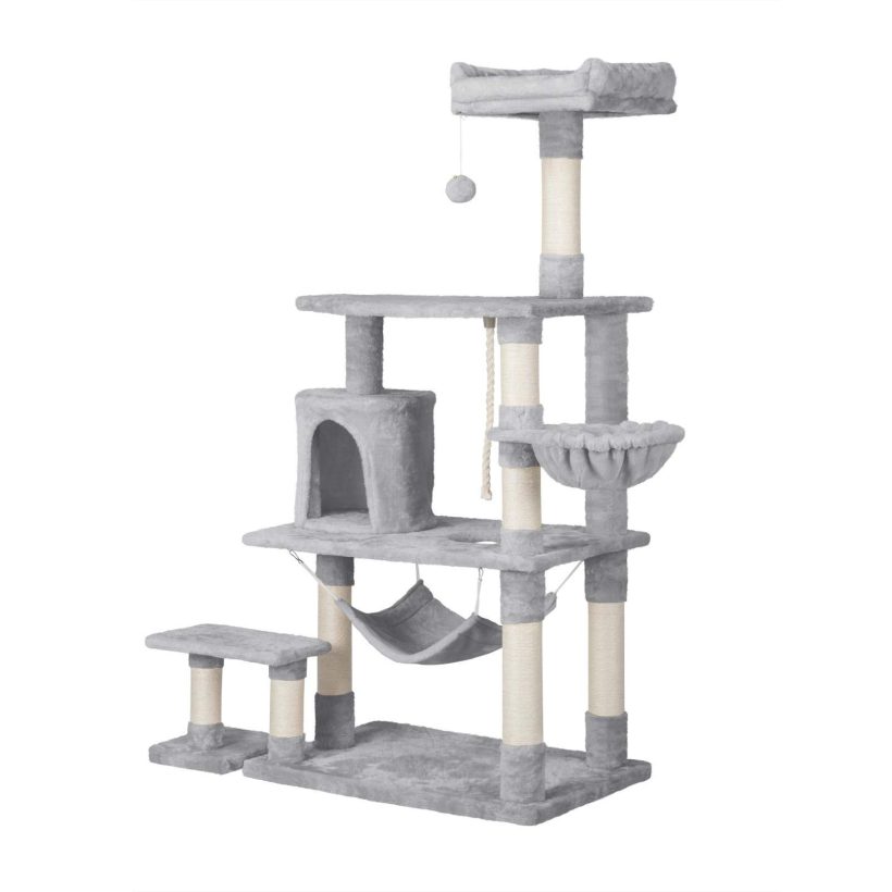 YAHEETECH 61.5in Multi-Level Cat Tree Tower Condo