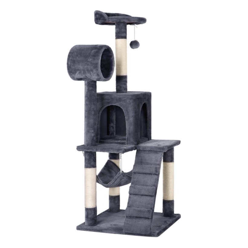 Cat Tree Tower Kitten Condo Scratching Post with Hammock