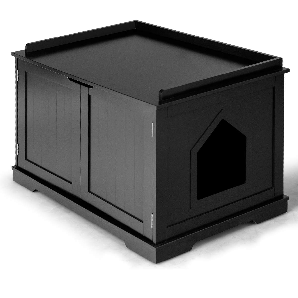 Cat Litter Enclosure with Large Storage & Wide Countertop
