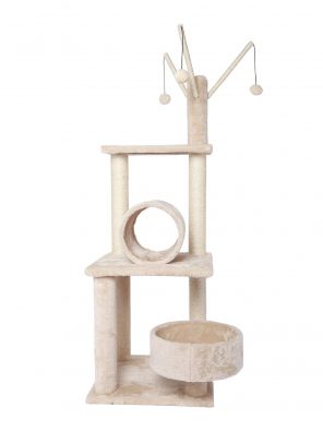 Poils bebe Cat Tree Activity Tower, 50-inch Multilevel Play
