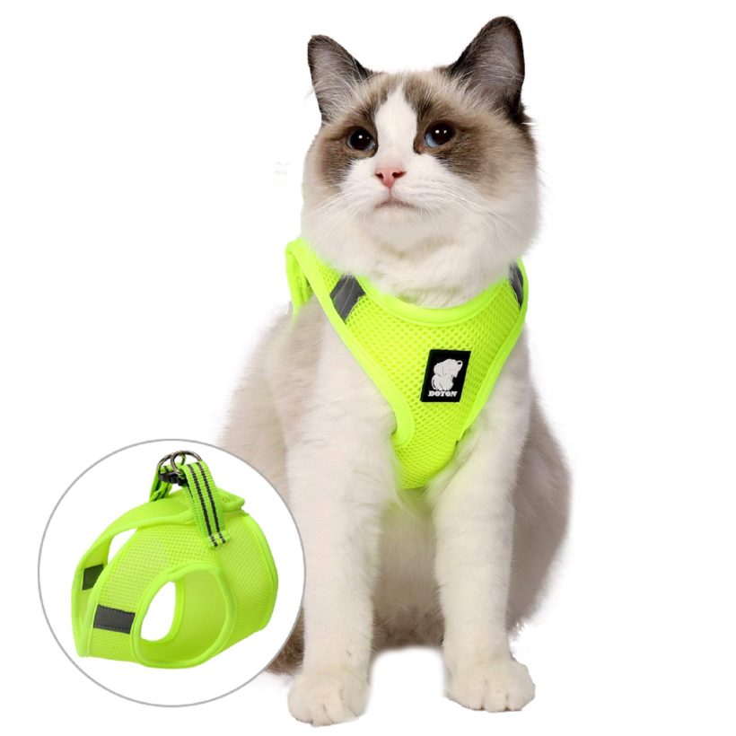 LIANZIMAU Cat Outdoor Walking Harness Set