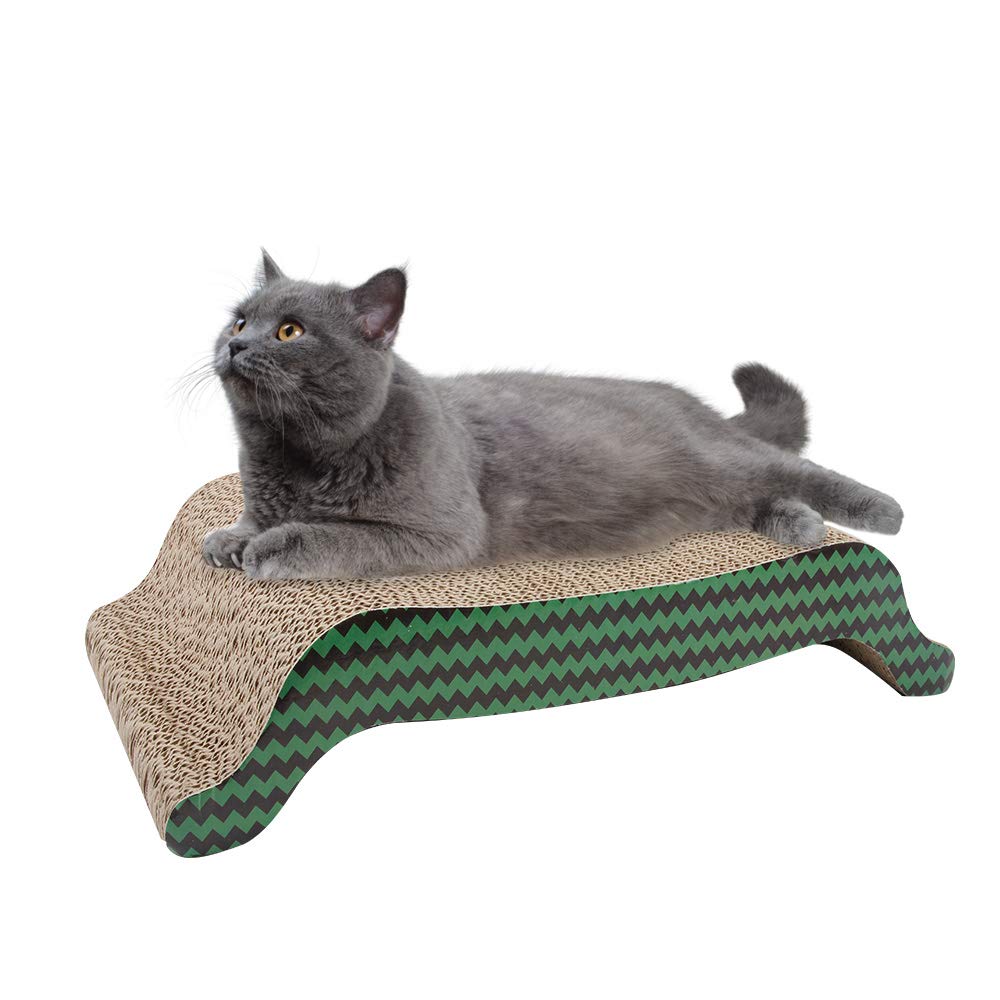 Cat Scratcher Cardboard Reversible Kitty Scratching Pad Relaxing