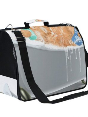 Cats Collapsible Travel Carrier Bag with Replacement Comfy Mat