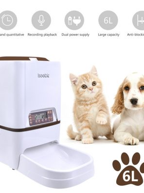 Automatic Pet Feeder 6L Automatic with Voice Recorder