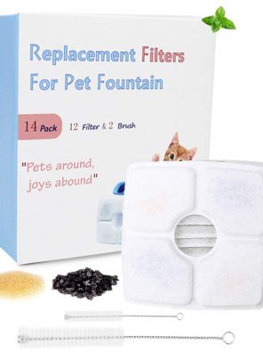 Cat Fountain Filter Replacement 14PC