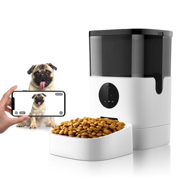 Wi-Fi Automatic Pet Cat Feeder with Camera