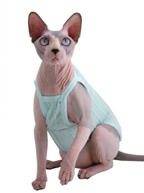 Kitipcoo Candy Color Sphynx Cat Vest Pet Clothes