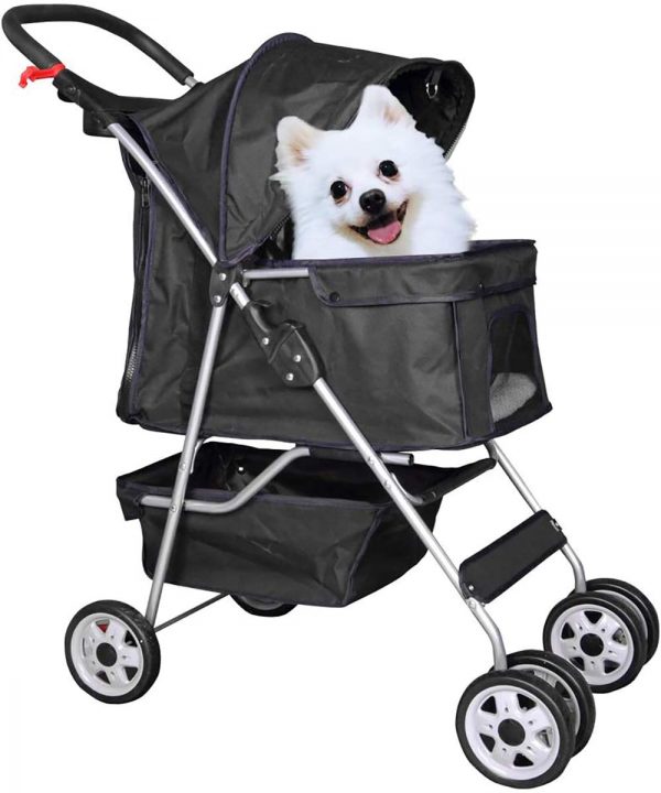 4 Wheels Pet Stroller for Dogs/Cats