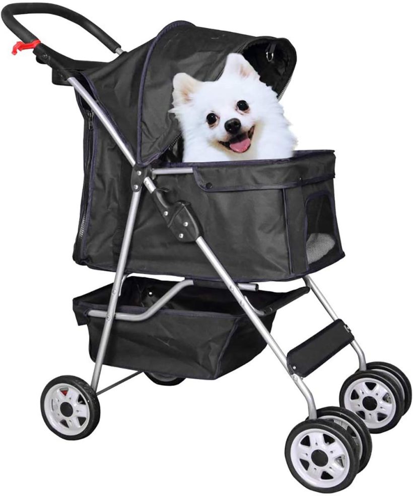 4 Wheels Pet Stroller for Dogs/Cats